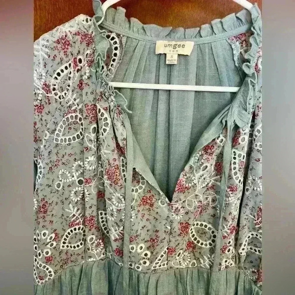 WOMENS LONG SLEEVE GONDOLA GORGEOUS BABYDOLL TUNIC DRESS SIZE SMALL - Picture 7 of 9